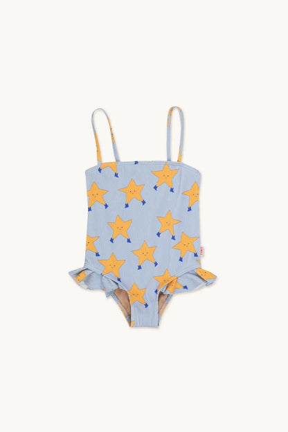 Light unisex one-piece swimsuit - casual cut, nylon, beach & pool wear for kids