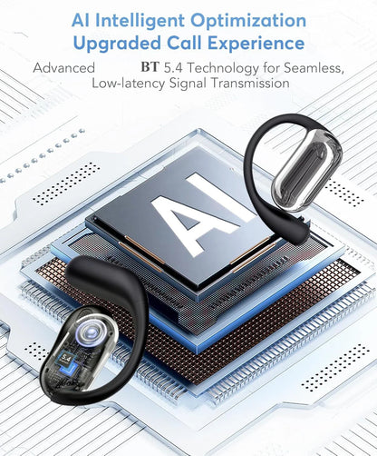 Real AI Time Translator Earbuds 144 Languages ANC Business
