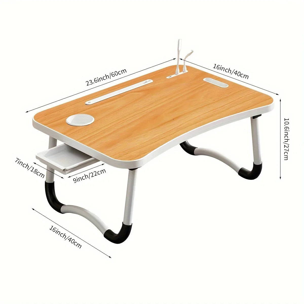 Desk Bed Liftable Folding Laptop Table for College Students and Children Study