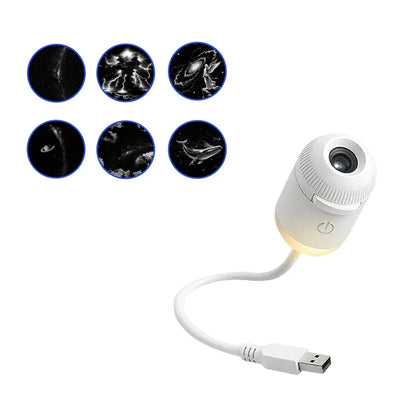 Galaxy Star Projector Night Light 2-in-1 Mood Lamp With Flexible Brightness Viral Fall 2026 Gift