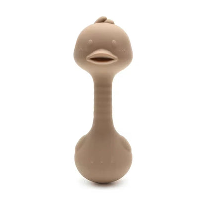 Rabbit Silicone Teether Rattle Newborn Sensory Toys