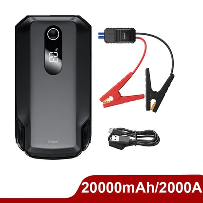 Car Jump Starter Power Bank Travel-Friendly 12V Battery Charger for Emergency Boost Fall 2025 Road Trip Ready