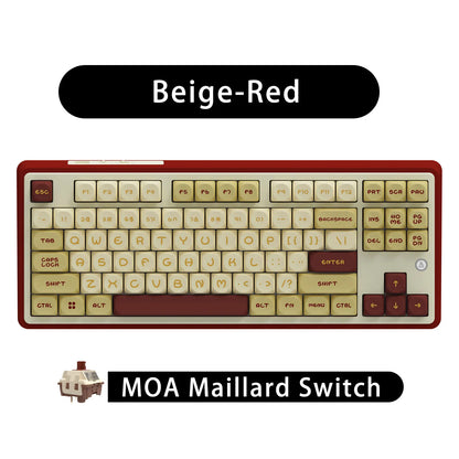 Keyboard Mechanical 87 Key Tri Mode RGB Hot Swappable