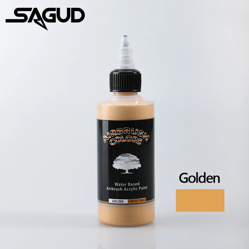 Airbrush2026 Edition Acrylic Paint Matte Inks Water Based Simple to Clean 32 Color Kit 100ml Bottles For Model Hobby TikTok Viral Craft Trend