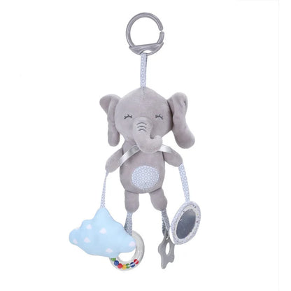 Elephant Plush Rattle Newborn Sensory Toys Plush Bell