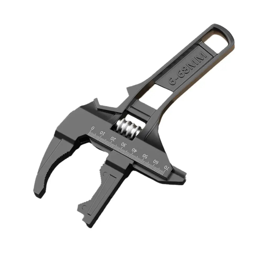 Flexible Pipe Wrench & Nut Key - 6-68mm Household Tools for Bathroom Repair, Multi-functional Spanner