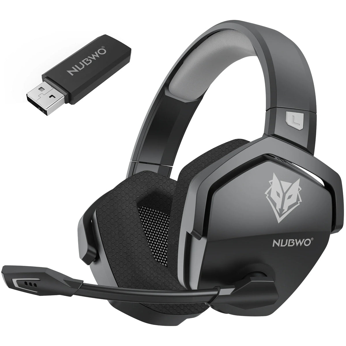 Cordless Gaming Headset With Mic Active Noise Cancellation