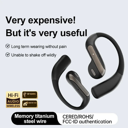 Translation AI Earbuds With Noise Canceling Ear Hook Sports