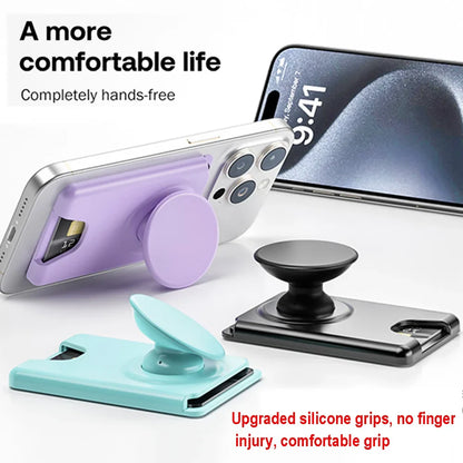 Magnetic2026 Edition Wallet With Expanding Grip For Phones Universal Card Holder Case Anti Scratch And Dustproof Back To School
