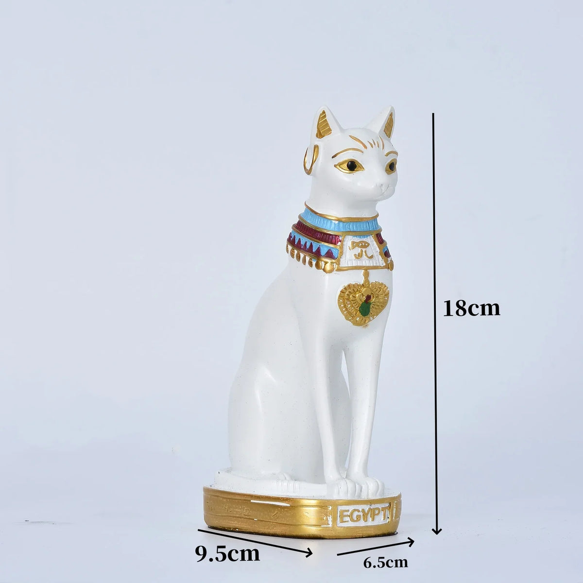 Cat Statue Mini Egyptian Cat Goddess Resin Decor For Household And Garden Retro Gift Idea