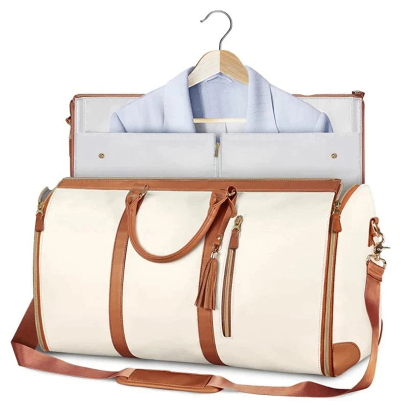 Folding Suit Storage Bag for Women - Large Capacity Water-Resistant Travel Organizer