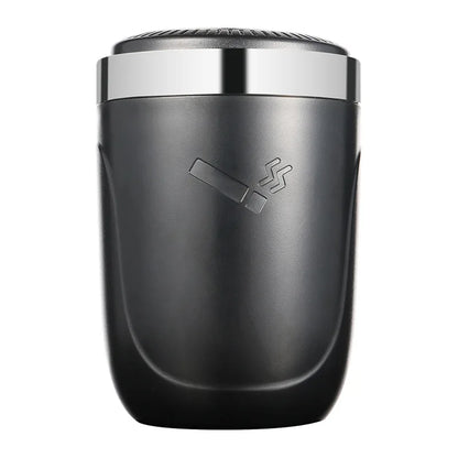 Car Ashtray One-Click Opening with LED Light - Splash Proof Alloy Liner, Vehicle Interior Accessory Fall 2026 Gift