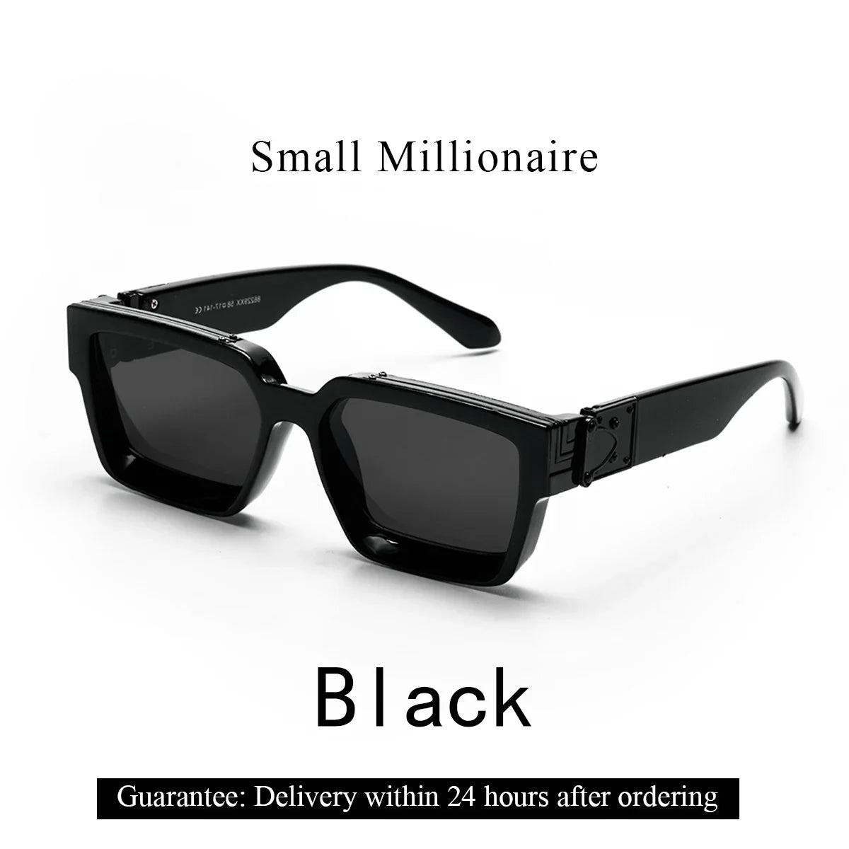 Sunglasses Black Retro Square Shades Deluxe Fashion Eyewear Fall 2026 Trend Gift Idea
