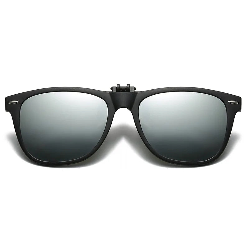 Polarized Photochromic UV Anti-Glare Driving Goggles, Vintage Square Style, Fall 2025 Safe Driving – Night Vision Clip-On Sunglasses