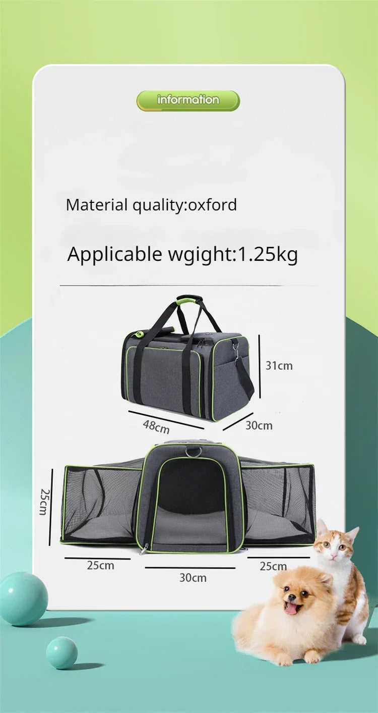 Backpack Cat Breathable Foldable Pet Carrier Outdoor Travel 2025 Large Capacity Ventilated Comfort Fold Flat Storage