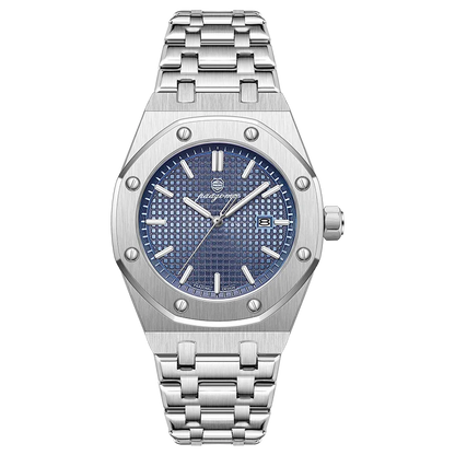 Quartz Stainless Steel Business Watch Water-Resistant Date