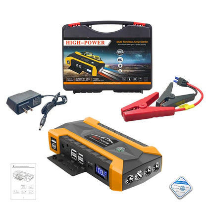 Jump Car Starter 12V Emergency Booster Power Supply Fall 2025 Road Trip Accessory