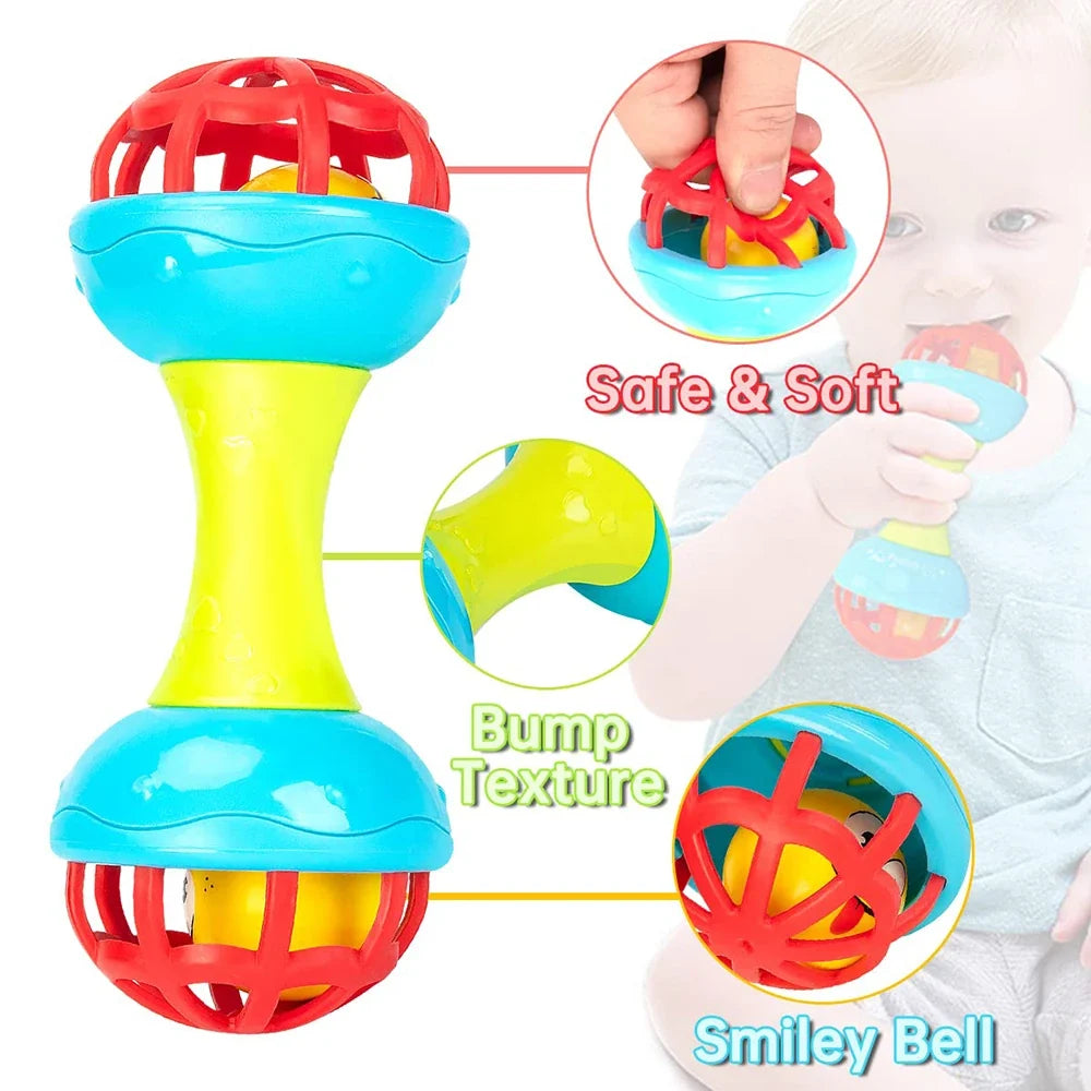 Rattle Baby Ball Newborn Sensory Toys Soothing Gift