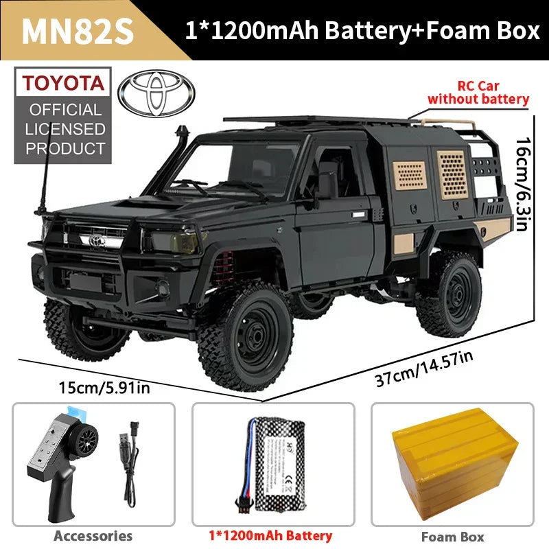 Control Remote Car 1/12 Scale 4WD Off Road RC Pickup Truck Toy For Kids Christmas Gift
