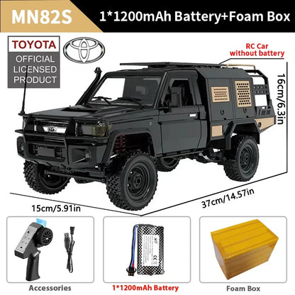 Control Remote Car 1/12 Scale 4WD Off Road RC Pickup Truck Toy For Kids Christmas Gift