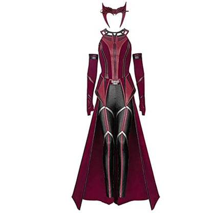 Scarlet Witch Cosplay Full Kit Costume Cloak Pants