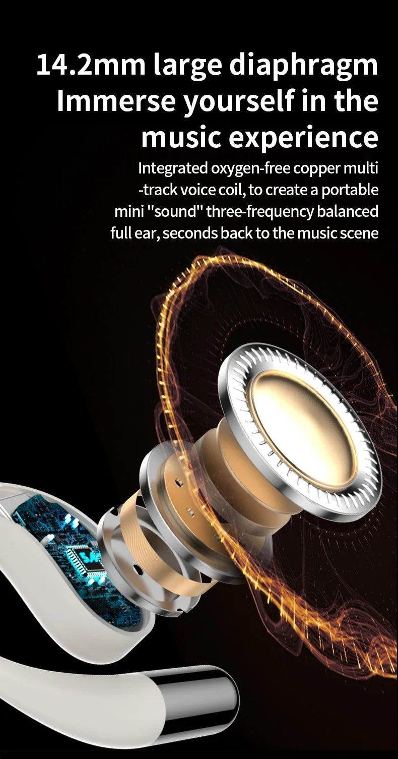 AI Voice Translator Earbuds Mini Cordless Stereo Travel