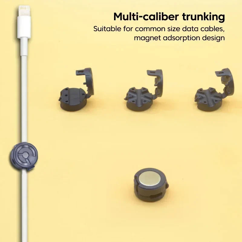 Cable USB Organizer Silicone Cord Clip Desktop Holder