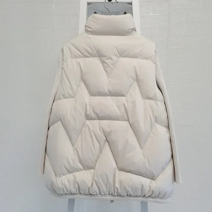 Light Women’s Puffer Vest - Short Relaxed, Duck Down