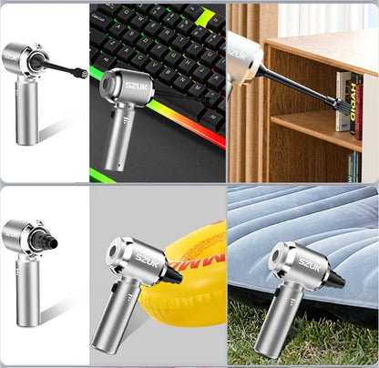 Car Vacuum Cleaner Cordless Mini Hand-Held Strong 6000mAh