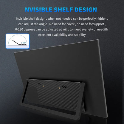 Travel-Friendly 15.6 Inch FHD IPS Monitor Dual Screen USB C