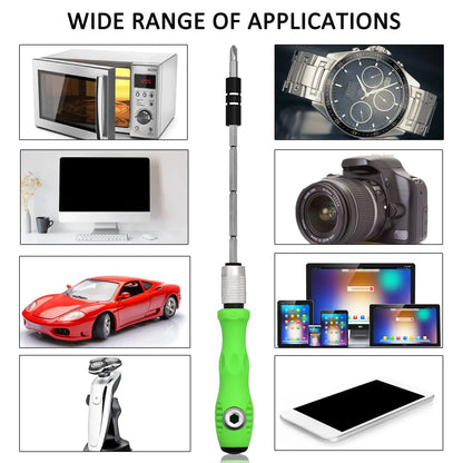 Screwdriver Kit Mini Device Kit Green Handle For DIY Household Repairs Fall 2025 TikTok Viral Gift