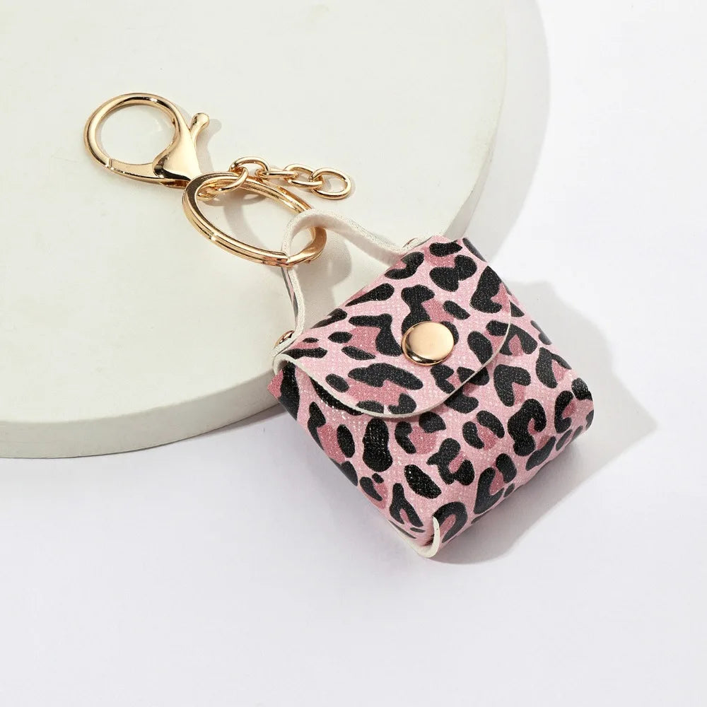 1+1 Free Birkin Inspired Mini Hand Bag - Compact Shell Coin Bag Charm Keychain
