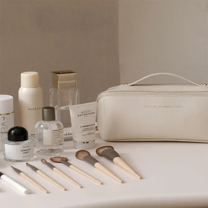 Travel Large Cosmetic Bag For Women - High-Capacity Makeup Organizer Pouch