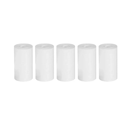 Mini 5pcs Thermal Label Paper for Printer, 5.7x2.5cm