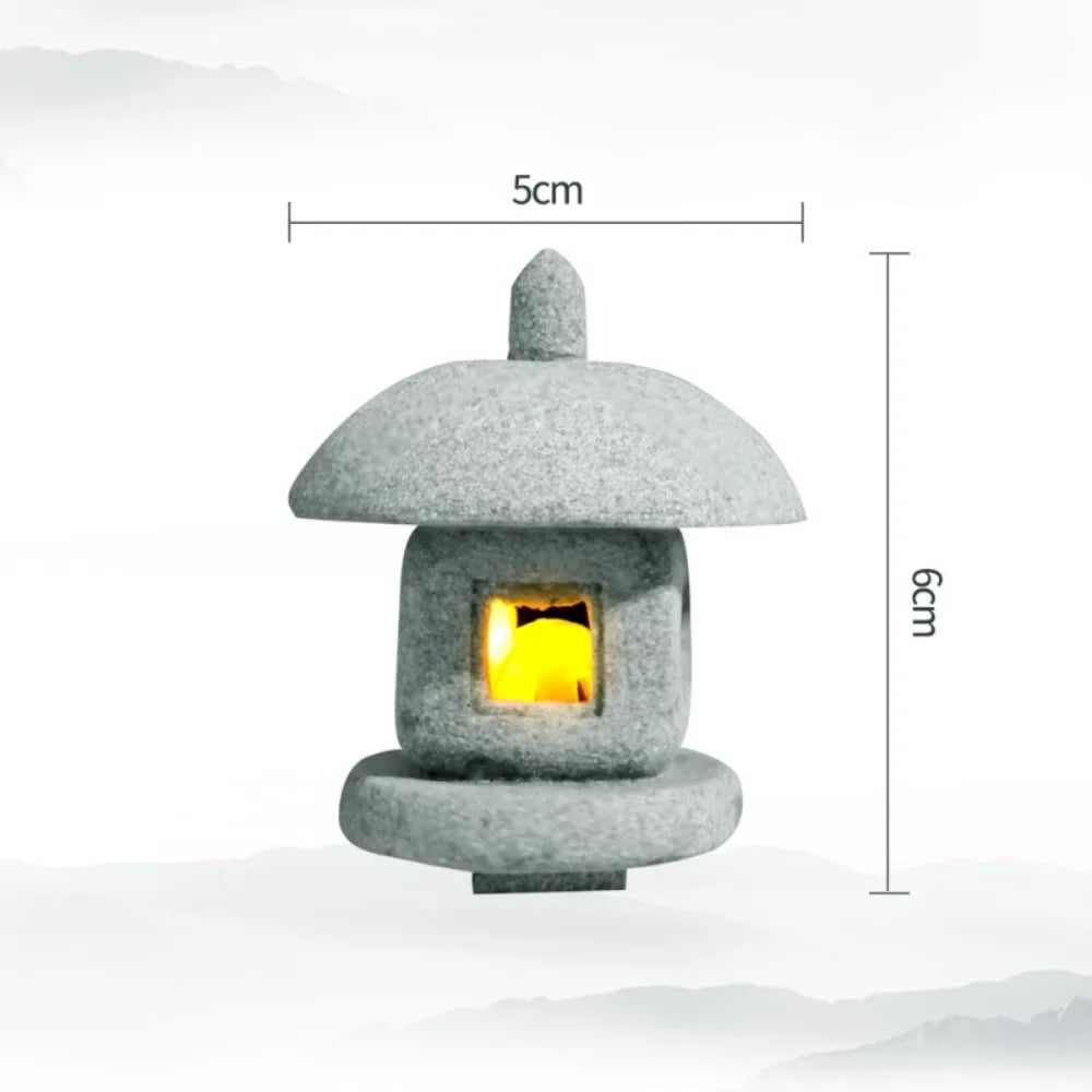 Lantern Pagoda Garden Statue Zen Yard Light Miniature Lamp for Micro Landscape Decor Fall 2026 Trend