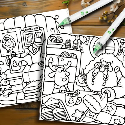 Christmas2025 Edition Coloring Book For Kids - Mindful Fun, Family Bonding Holiday Gift