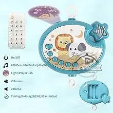 Baby Musical Mobile Projection Remote Newborn Sensory Toys
