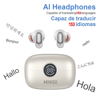 Cordless Earbuds AI Translator True Cordless In Ear Headphones Back to School 2026 Gift