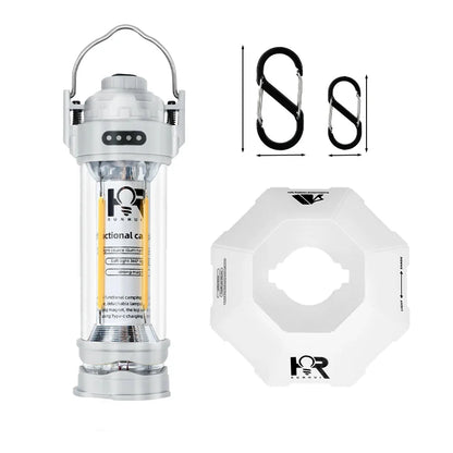 3000mAH Water-Resistant Camping Lantern - Retro Tent Lighting, Outdoor Atmosphere Decor