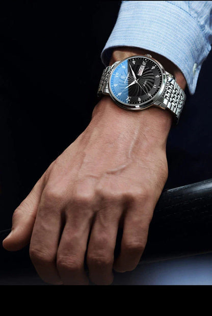 Wristwatch Quartz Stainless Steel Luminous Date Week