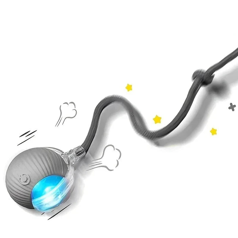 Rolling Automatic Ball Cat Toy - Interactive Mouse Imitation for Cat Training