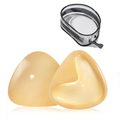 Push2026 Edition Up Bra Pads Reusable Double Sided Sticky Inserts Strapless Lift For Swimsuits Summer