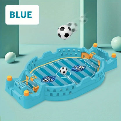Interactive Soccer Game for Kids -2-Player Tabletop Fun, Parent-Child Activity, Travel-Friendly Puzzle Game in Blue/Green