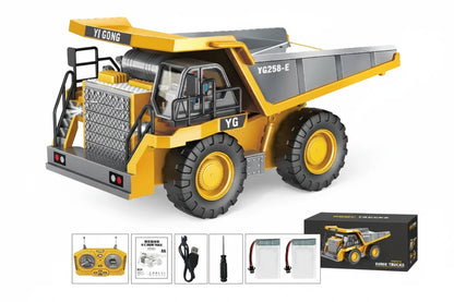 Remote Control Excavator Toy 4x4 Sturdy Alloy Construction Vehicle TikTok Viral Fall 2025 Kids Gift