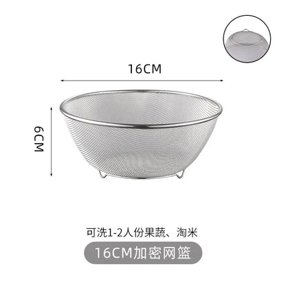 Stainless Steel Drain Basket Colander and Strainer, Spring Cleaning 2026 Eco Friendly Kitchen Device