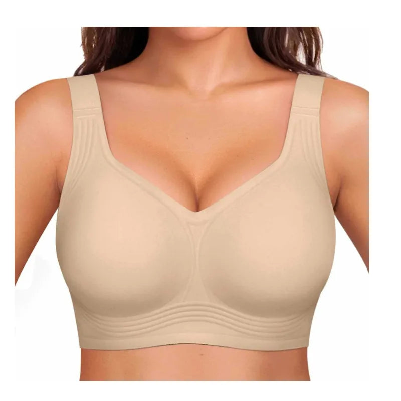 wire-free, full coverage, padded, everyday comfort – Supportive seamless women's bra