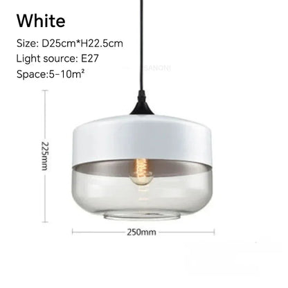 Pendant2026 Edition Light Glass Chandelier E27 For Dining Room Cafe Hotel Living Room Kitchen Island Contemporary Farmhouse Fall