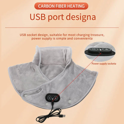 Pain Relief 2026 – Neck Shoulder Heating Massager Infrared Vibration Therapy Pad