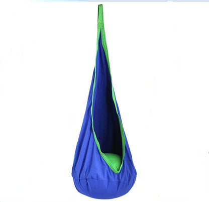 Kids Hanging Chair Parachute Cloth Swing Pod Travel-Friendly Indoor Courtyard Fall 2025 Cozy Inflatable Cushion