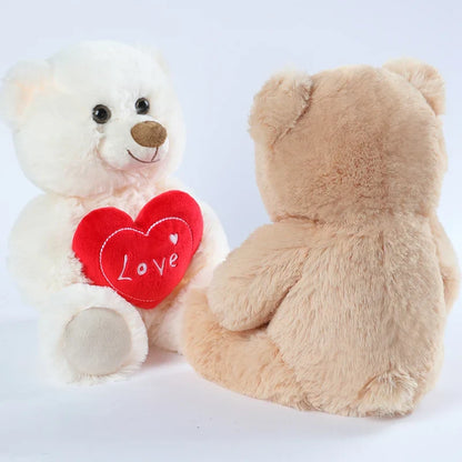 Teddy Bear Plush Toy Heart Hug Gift 2026 Valentine Gift For Kids Huggable Bear Plush
